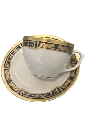 CARTIER L'Art Maison Art Deco Panther Coffee Tea Cups And Saucers