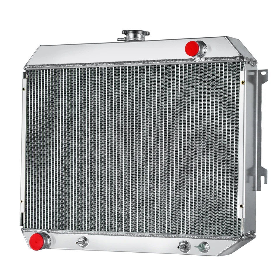 4-Row Aluminum Radiator For 1970 1971 1972 Dodge Charger Coronet Plymouth GTX V8 Foto 3 de 4