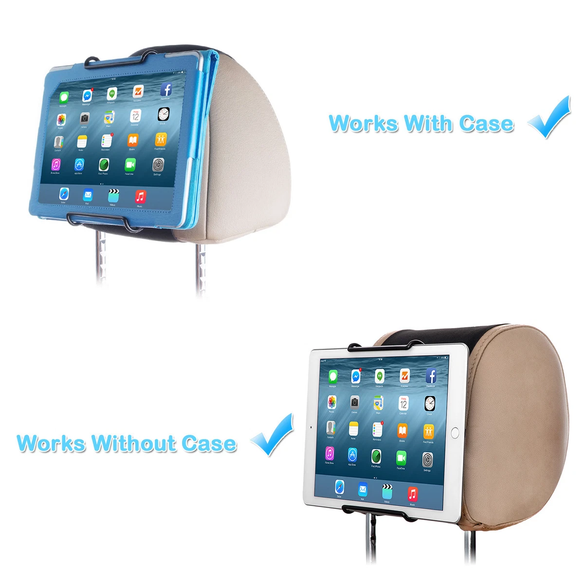 Back Seat Holder, Universal Car Tablets Mount for iPad Air Mini Galaxy 7-11 Inch
