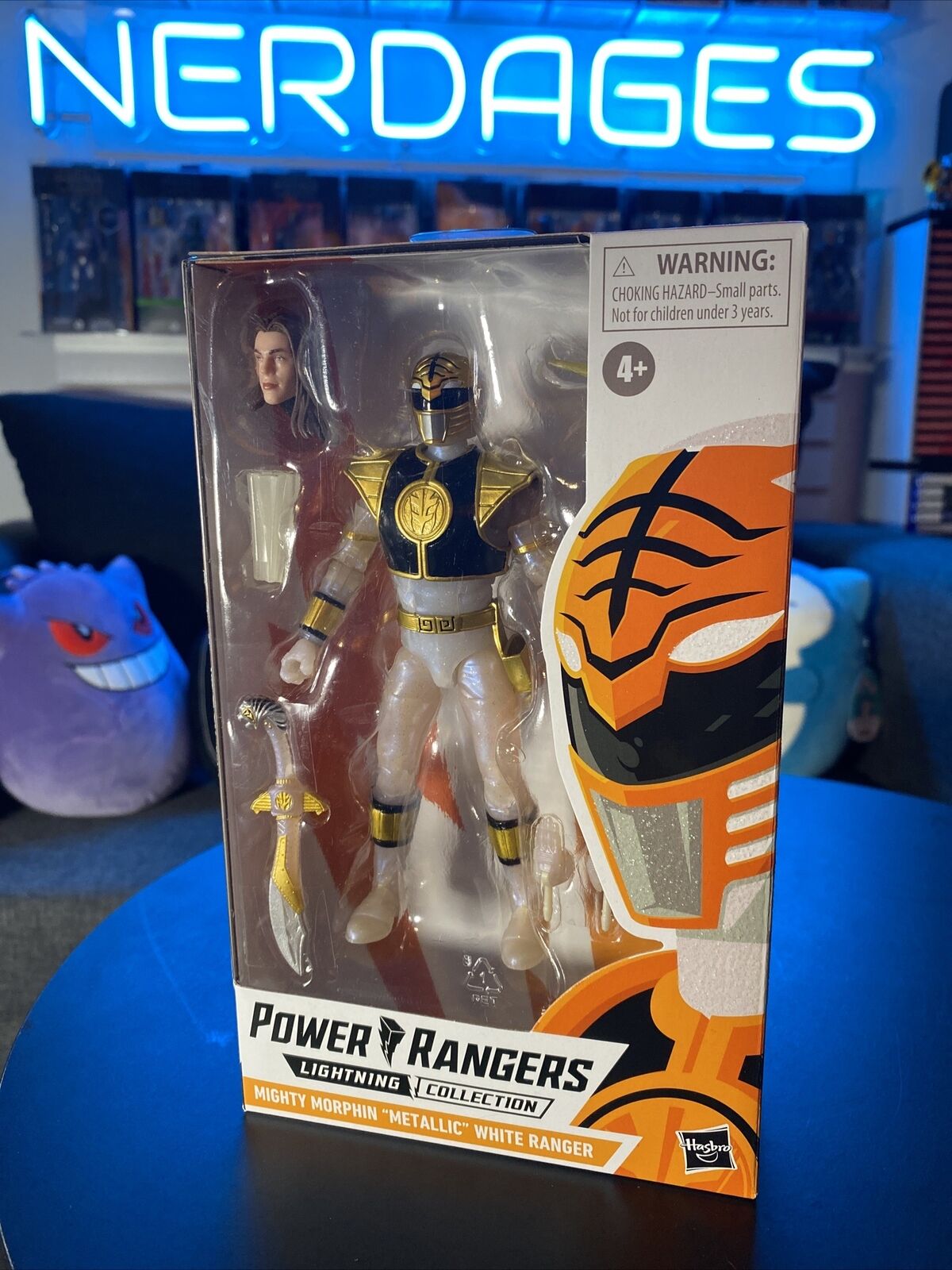 Power Rangers Lightning Collection Mighty Morphin Metallic White Ranger