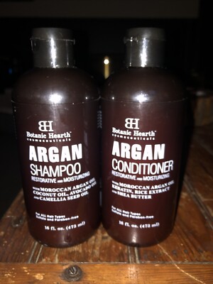 BOTANIC HEARTH Argan Oil Shampoo & Conditioner Set - Restorative & Moisturizing