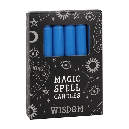 Spell Candles Pack of 6/12 Witch Pagan Wiccan Ritual Altar Magic Happiness - Picture 22 of 28