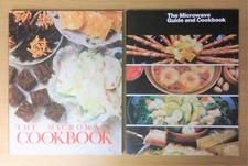 Lot of 2 Microwave Cookbooks - Appetizers, Soups, Meats, Poultry, Fish, Desserts