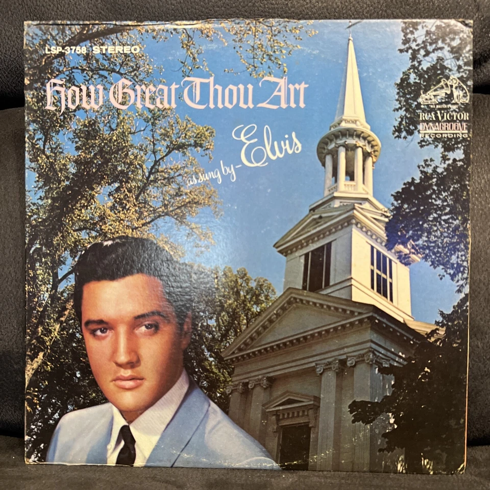 Lot 6x LPs ELVIS PRESLEY LSP-3758 HOW GREAT THOU Art- Wayne Newton Live God Rock Foto 2 de 4