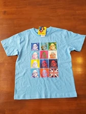 Paddington Warol Squares Blue Kids T-Shirt NEW OFFICIAL UK size 26/28