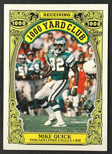 Mike Quick 1986 Topps - 1000 Yard Club #9 Philadelphia Eagles