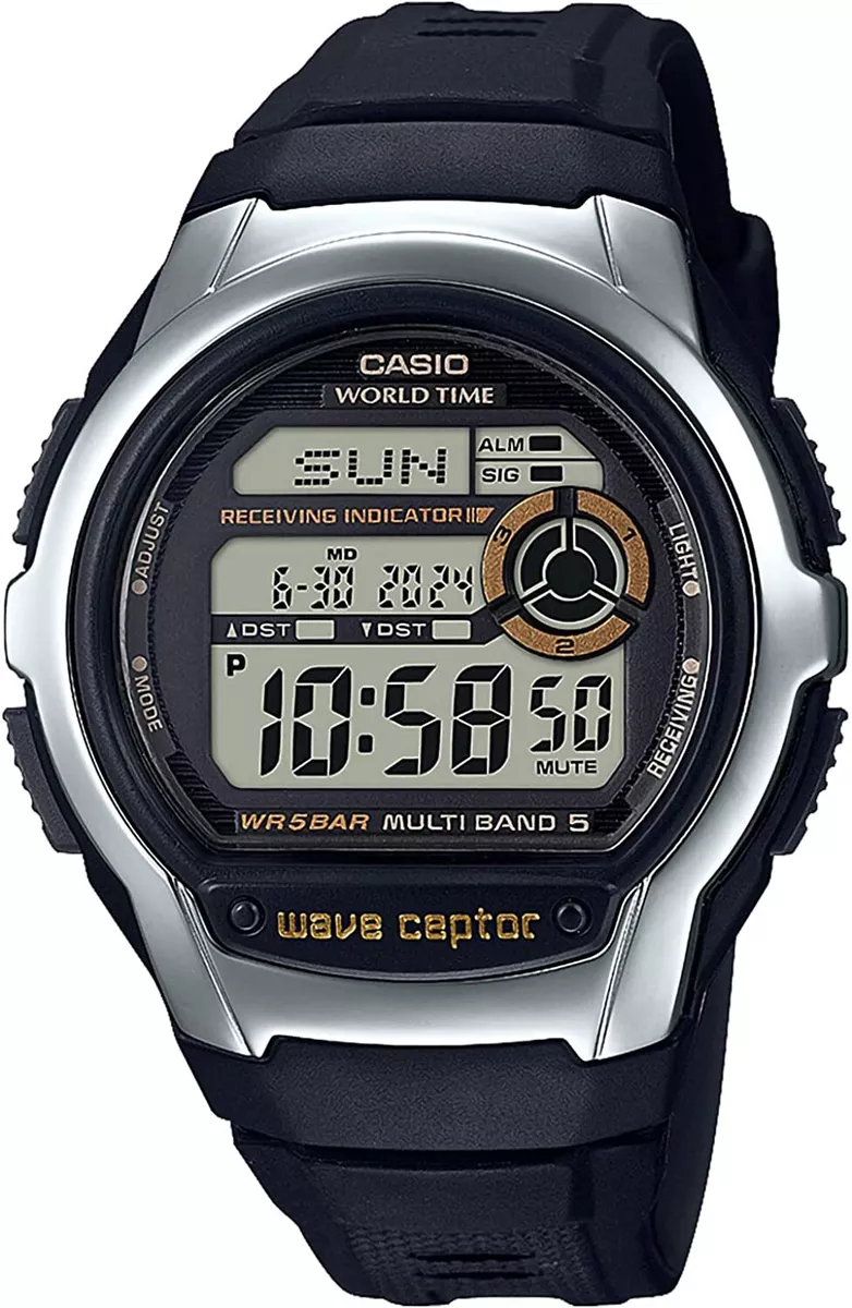 Casio wave ceptor sales illuminator set time