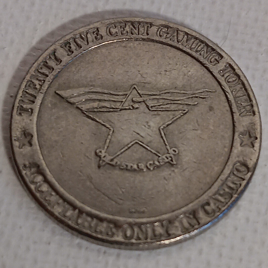 GOLD STAR CASINO LOCATION UNKNOWN $1.00 SLOT TOKEN GREAT FOR VINTAGE ...