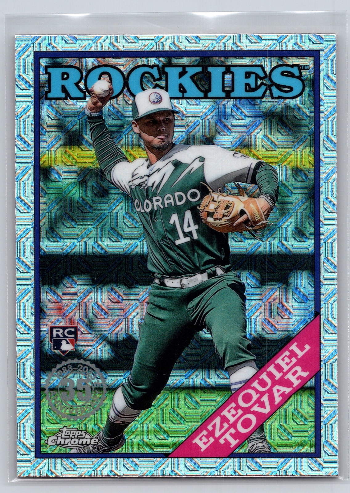 2023 Topps #2T88C-63 Ezequiel Tovar Silver Pack Mojo Refractor