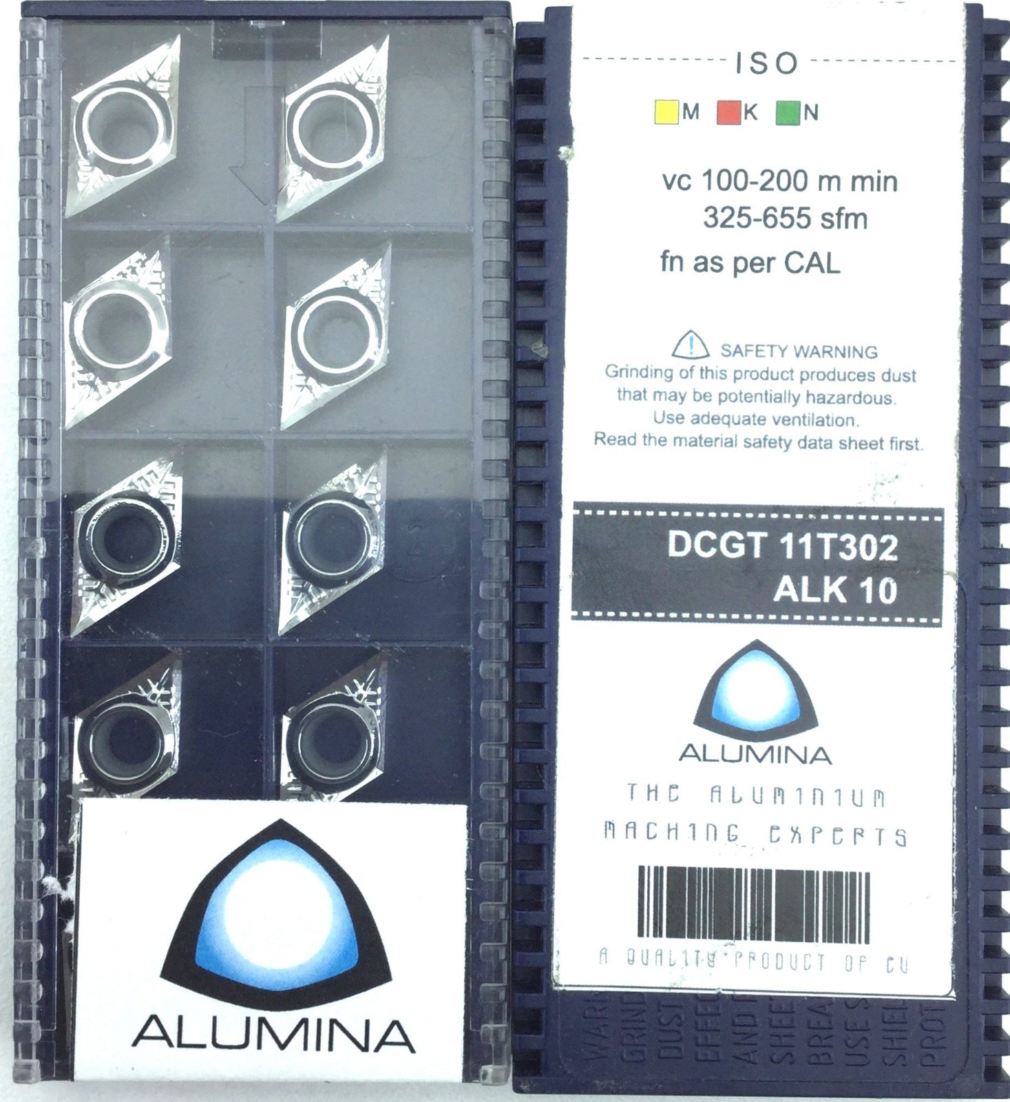ALUMINA CARBIDE INSERTS ALUMINIUM MACHINING DCGT11T302 DCGT32.50.5