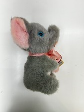 Animal Toys Plus Plush Stuffed Animal Toy Gray Elephant Vintage