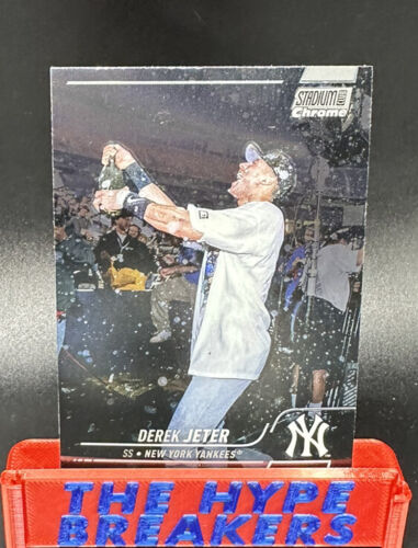 Derek Jeter CHROME 2022 Topps Stadium Club Chrome SP Box Hit New York Yankees - Photo 1 sur 2
