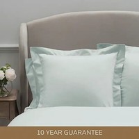 Dorma 300 Thread Count 100% Cotton Sateen Plain Pillow Cases - Sold Separately