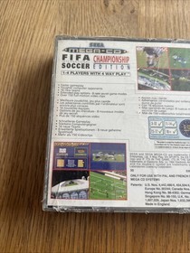 Sealed Sega Megacd Mega Cd FIFA Soccer Championship Edition Unplayed Rare Game