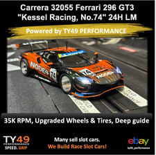 Carrera 32055 Ferrari 296 GT3 "Kessel Racing, No.74" 24H LM Powered by TY49