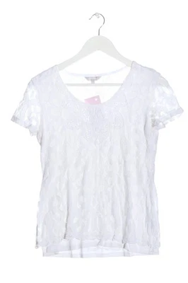 PER UNA Top à col bateau Dames Haut T EU 36 blanc style décontracté - Photo 1/4