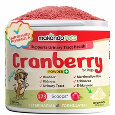 Cranberry for Dogs Powder Supplement UTI Natural Remedy Urinary Tract Support