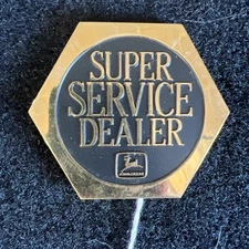 John Deere super service dealer belt buckle 1988 Moline Illinois first yr winner