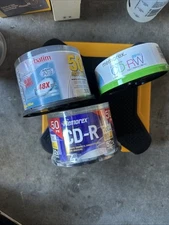 Memorex CD-R 50pk, Verbatim CD-R 50pk & Memorex CD-RW 25pk All Sealed BRAND NEW