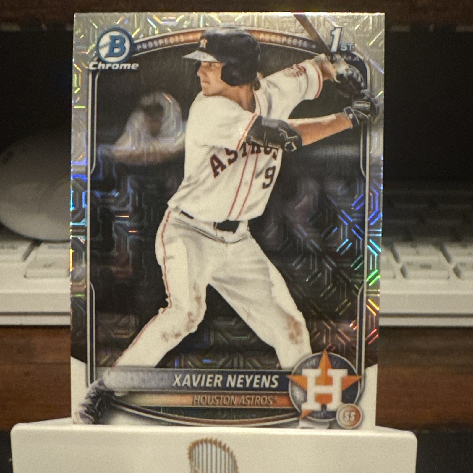 2025 Bowman Draft Xavier Neyens 1st Chrome Mega Mojo Refractor #BDC-2 Astros