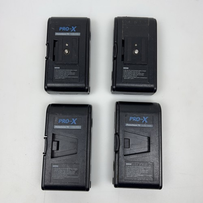 #ad Lot 4 PRO X Powerbase 70 V Mount Batteries Parts Repair AS IS $38.00
