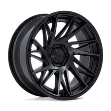 5/Fuel Fusion FC405 Dynamo Matte Black Gloss Lip 24x10 6x5.5 0mm