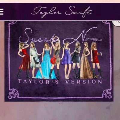 Taylor Swift Speak Now Tv Blanket | eBay Taylor Swift Speak Now Tv Blanket | eBay