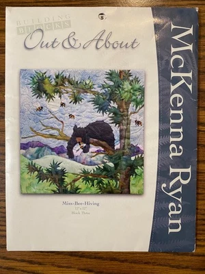 McKenna Ryan Out & About Quilt Block Pattern MISS-BEE-HIVING 12" x 12" NIP - Image 1 of 3