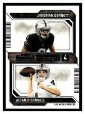 2023 Panini Contenders #18 Jakorian Bennett / Aidan O'Connell Round Numbers