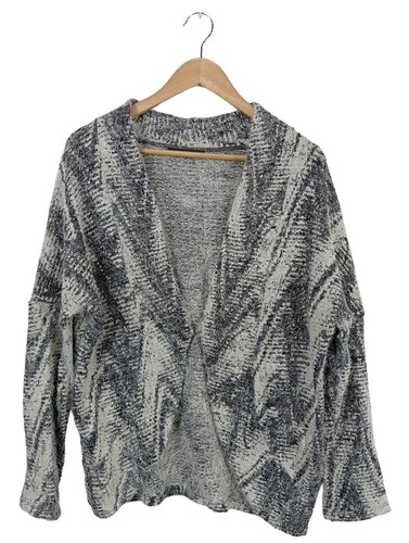 Cardigan H&M Gris Clair Taille 38 Femme - Coupe Ample, Style Décontracté - Occasion Très Bon état