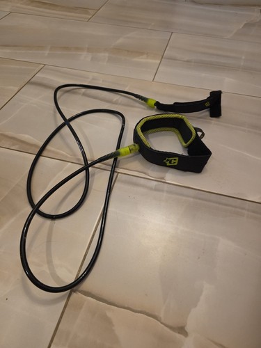 Creatures of Leisure Comp 6' Leash - Green / Yellow