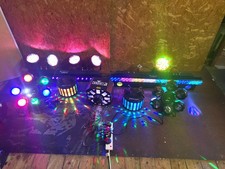 DJ FX Lighting Job Lot Chauvet Kam Prosound QTX Beamer Swarm Party LED