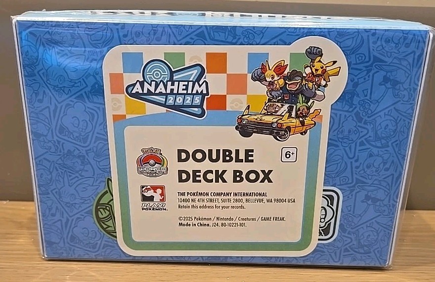 2025 Pokemon World Championships Competitor Double Deck Box