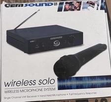 GEM SOUND GMW-1 - Single-Channel Wireless Microphone System Freq B