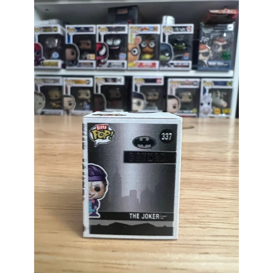 超罕见 Chase Bitty Joker 1989 Funko Pop #337 DC Nicholson 蝙蝠侠电影 — 第 3/4 张图片
