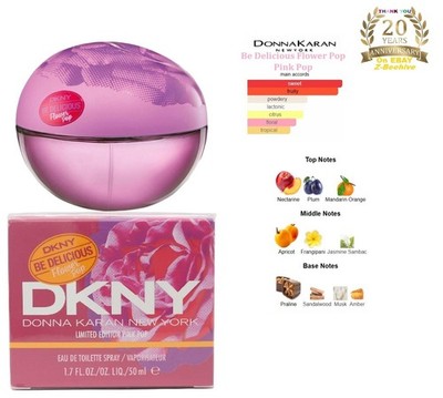 DKNY Be Delicious Flower Pop Pink Pop Eau de Toilette Spray 1.7 OZ SEALED BOX