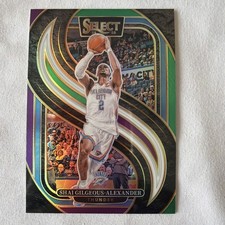 2024-25 Panini Select Premier Level Shai Gilgeous-Alexander #131 Tri-Color Prizm