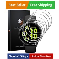 JZG 6 Pack Screen Protector for Garmin Vivoactive 5 6 42mm HD Clear Soft Film