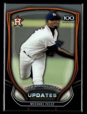 2015 Bowman Chrome #BSU-MF - Michael Feliz - Bowman Scouts' Updates