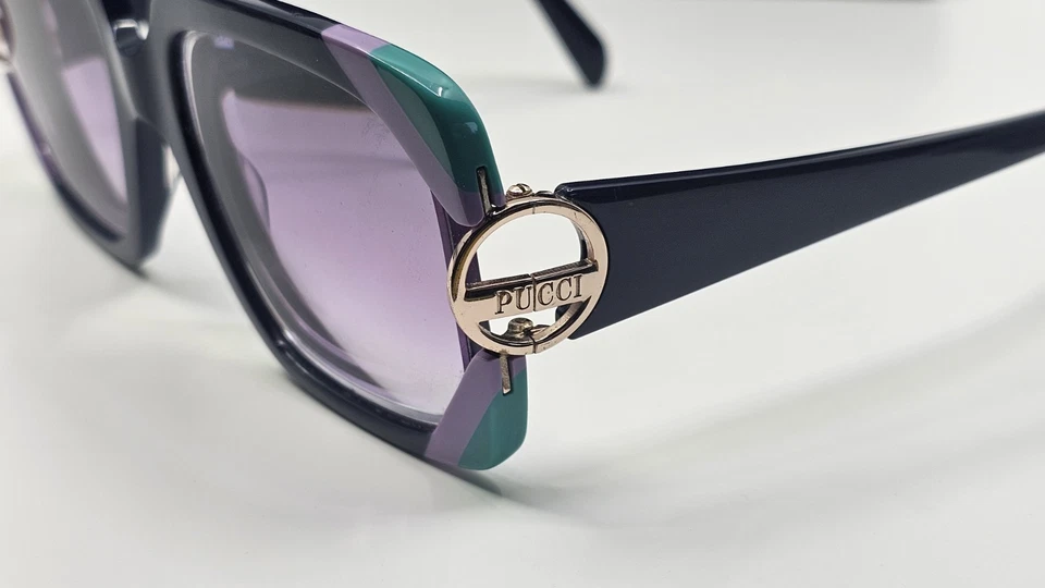 Gafas de sol Emilio Pucci EP159 92W azul degradado cuadradas 57 20 140 SOLO MARCOS Foto 2 de 4