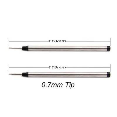 113mmx6mm 0.7mm Tip Rollerball Pen Refills for Mont Blanc 105159 German Ink H-12