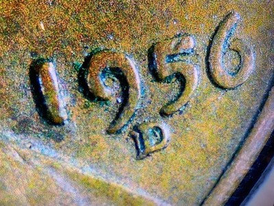 1956-D D/D RPM  WRPM-001  LINCOLN WHEAT PENNY- #K435