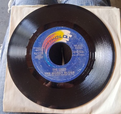 The Moody Blues   The Voice - 1981 - Threshold TR 602 7'' Single VG/Generic