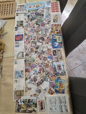 Lot (31) + de 5000 Timbres  Monde  + 1er jour + blocs Timbres. Voir Description