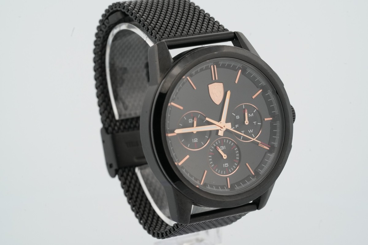 Scuderia Ferrari Men's Black Chronograph SF.56.1.34.0665 Quartz