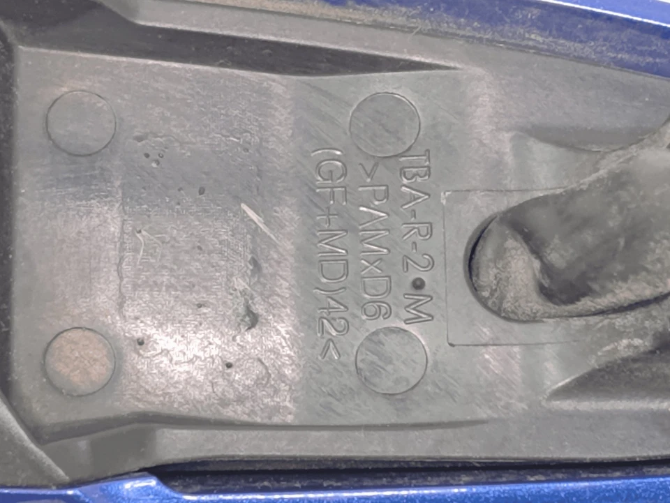 MANIJA EXTERIOR PUERTA LATERAL DERECHA PASAJERO *B593M* 2016-2020 HONDA CIVIC CUPÉ OEM Foto 2 de 4