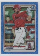 2020 Bowman Chrome Prospects Mega Box Blue Mojo Refractor Jeremiah Jackson 00d2
