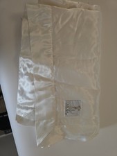 Little Giraffe White Velvet Satin Silk Baby Blanket Security Lovey 33 x 30" NWT