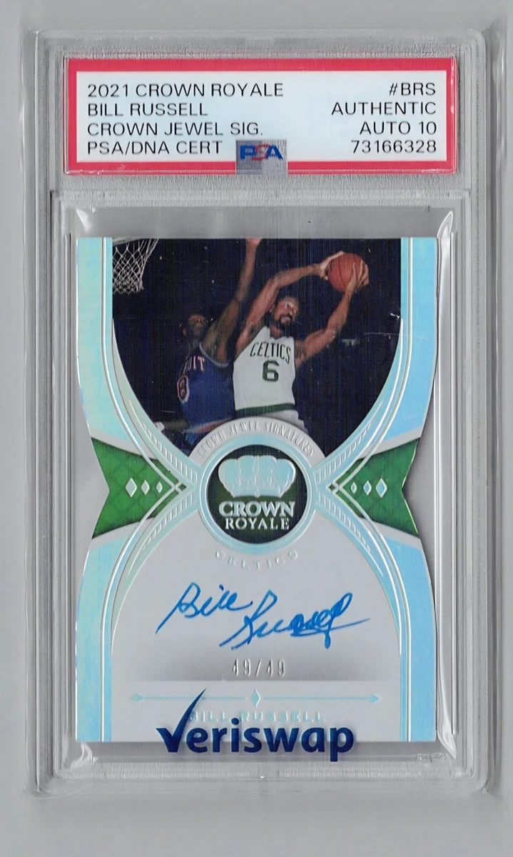 Panini Bill Russell Basketball Autographed Sports Trading Cards