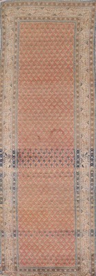 Distressed Boteh Vintage Runner Rug 3x10 Hand-knotted Traditional Wool Carpet